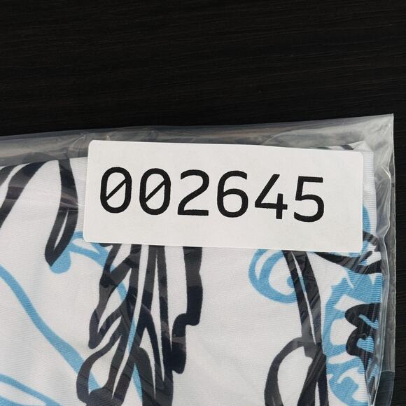 Pins & Aces Polo Shirt Men Large Cabo Blanco Floral Leaf Print Performance Golf - Picture 8 of 8